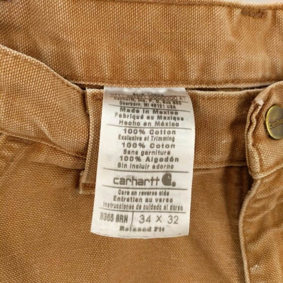 Vintage Carhartt Dungaree Distressed Work Pants 34 - Picture 9 of 9